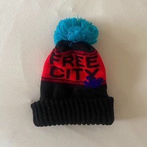 Free City Beanie with Pom Pom